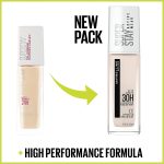 Maybelline Super Stay Full Coverage Liquid Foundation Active Wear Makeup, Up to 30Hr Wear, Transfer, Sweat & Water Resistant, Matte Finish, Medium Beige, 1 Count - Image 6